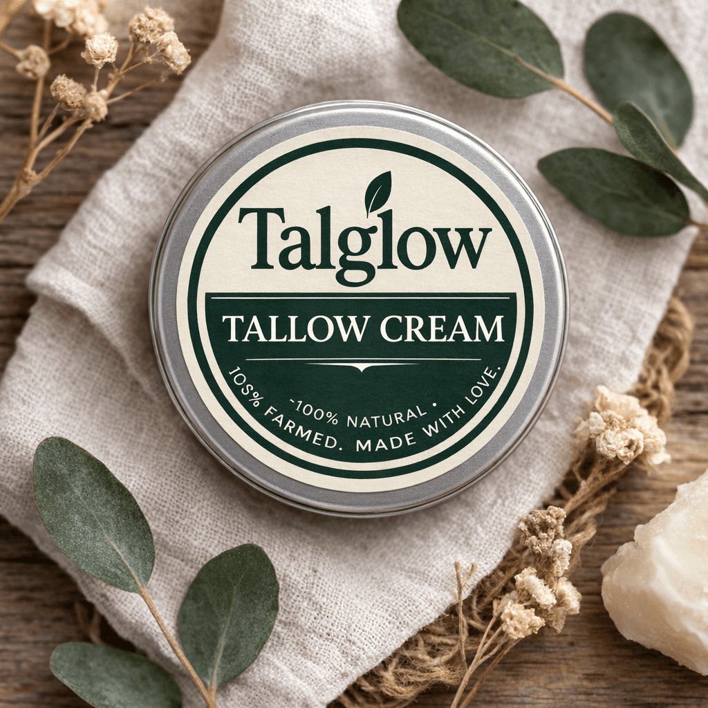 TalGlow Cream tin — daily skincare